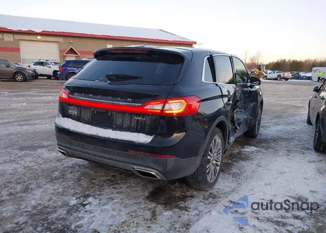 2016 Lincoln Mkx Reserve z USA, uszkodzony, nr VIN 2LMTJ8LR4GBL79676